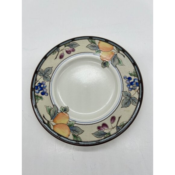 Mikasa Intaglio Garden Harvest CAC29 Cup & Saucer Set Pears Grapes Fruit - Picture 3 of 11